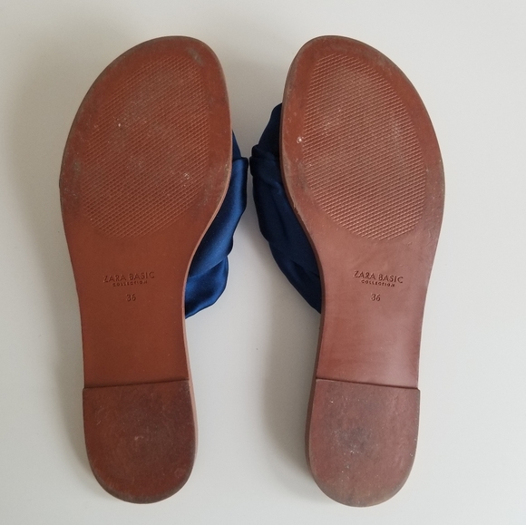 SOLD Zara Satin Knot Slides - Picture 5 of 6